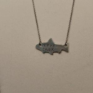 Mommy shark necklace